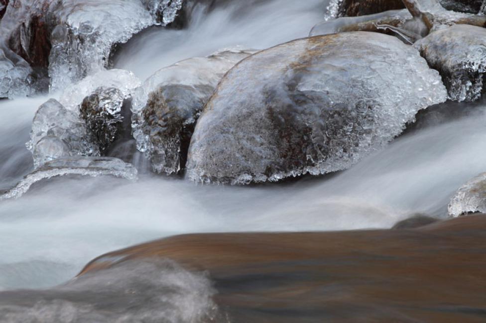 Hielo y agua